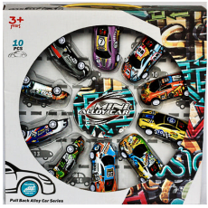 10 Piece Metal Car Set